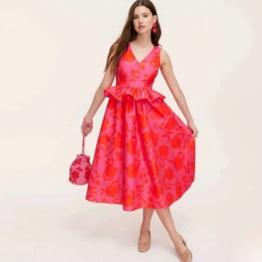 NWT Kate Spade Peplum Dress - Picture 2 of 13